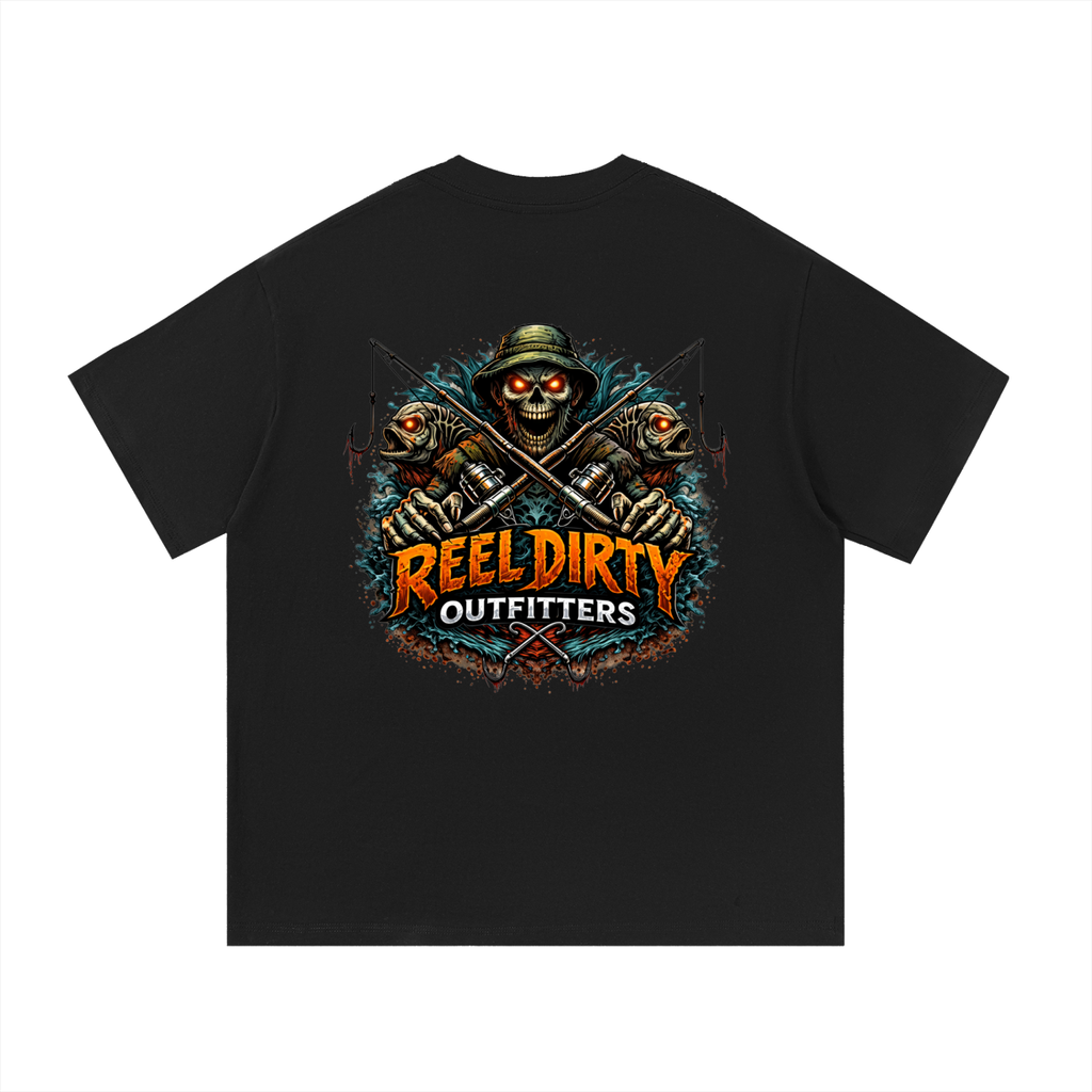 REEL DIRTY OUTFITTERS “ SKULLY” TSHIRT