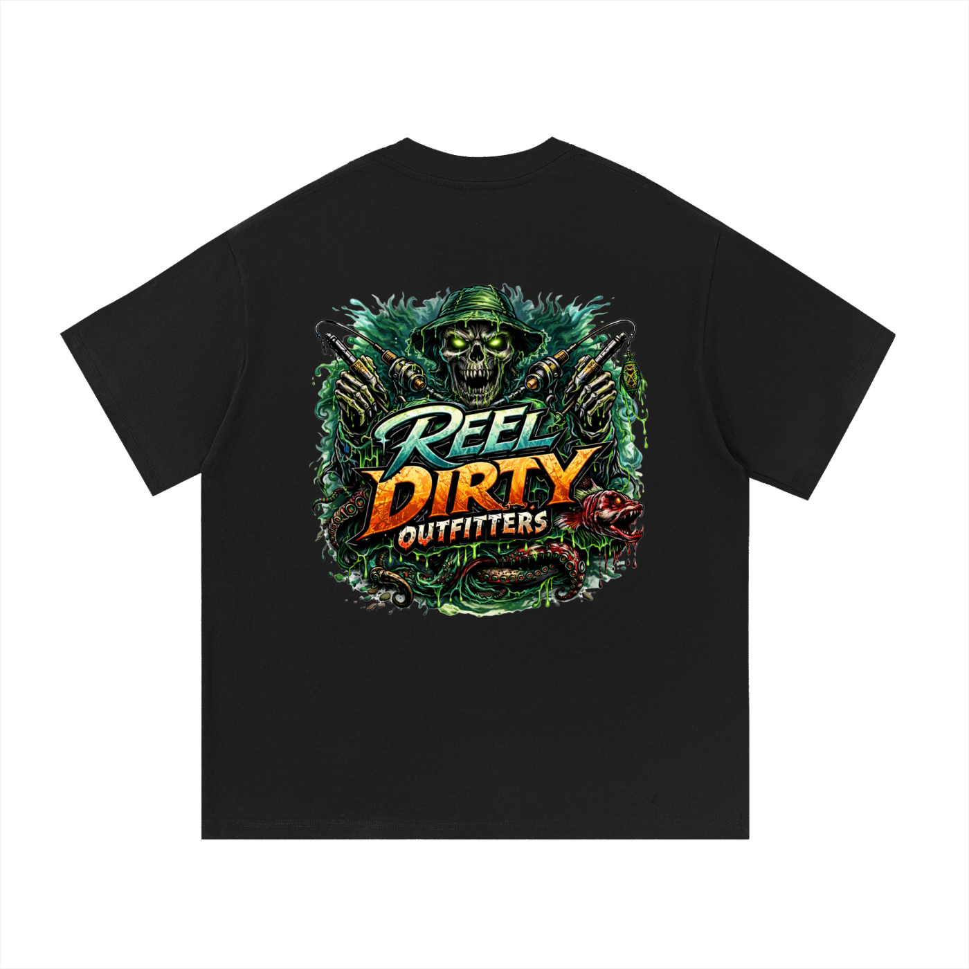 Reel dirtys  “EVIL FISHERMAN” TSHIRT