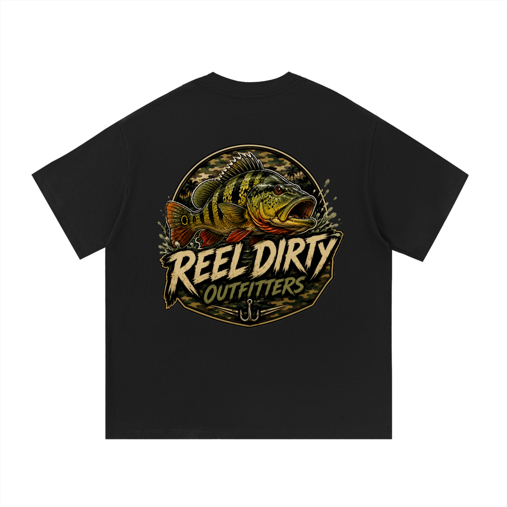 REEL DIRTY OUTFITTERS “PEACOCK BASS” TSHIRT