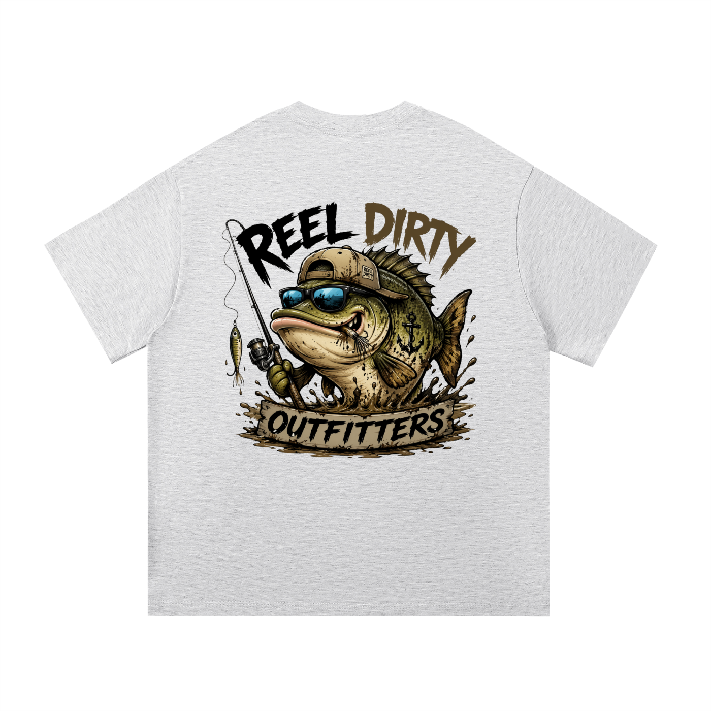 REEL DIRTY OUTFITTERS “FAT BASS” TSHIRT