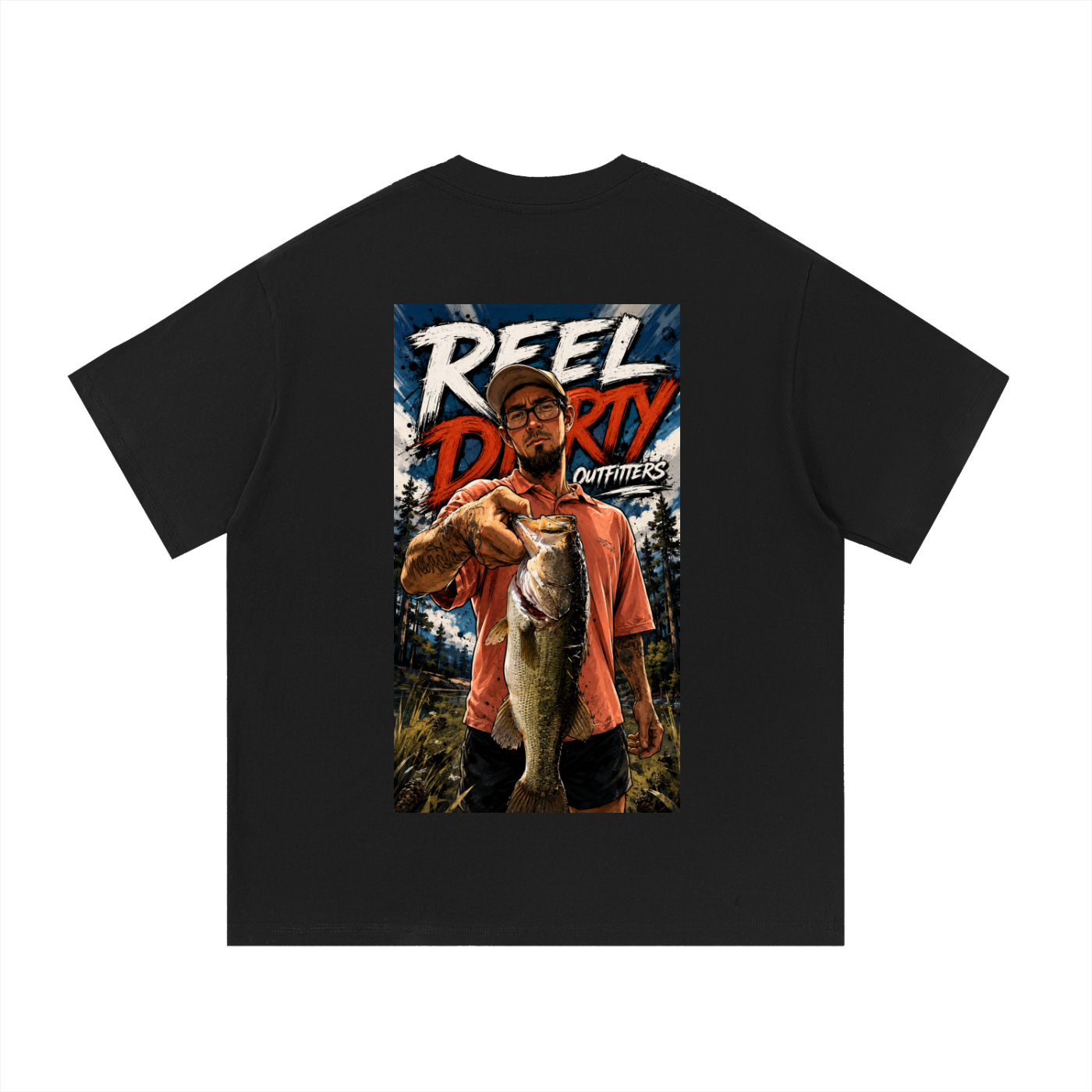 REEL DIRTY OUTFITTERS “KYLECONNELLSFISHING” TSHIRT