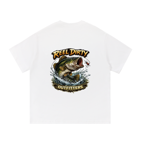 REEL DIRTY OUTFITTERS  Cotton T-Shirt