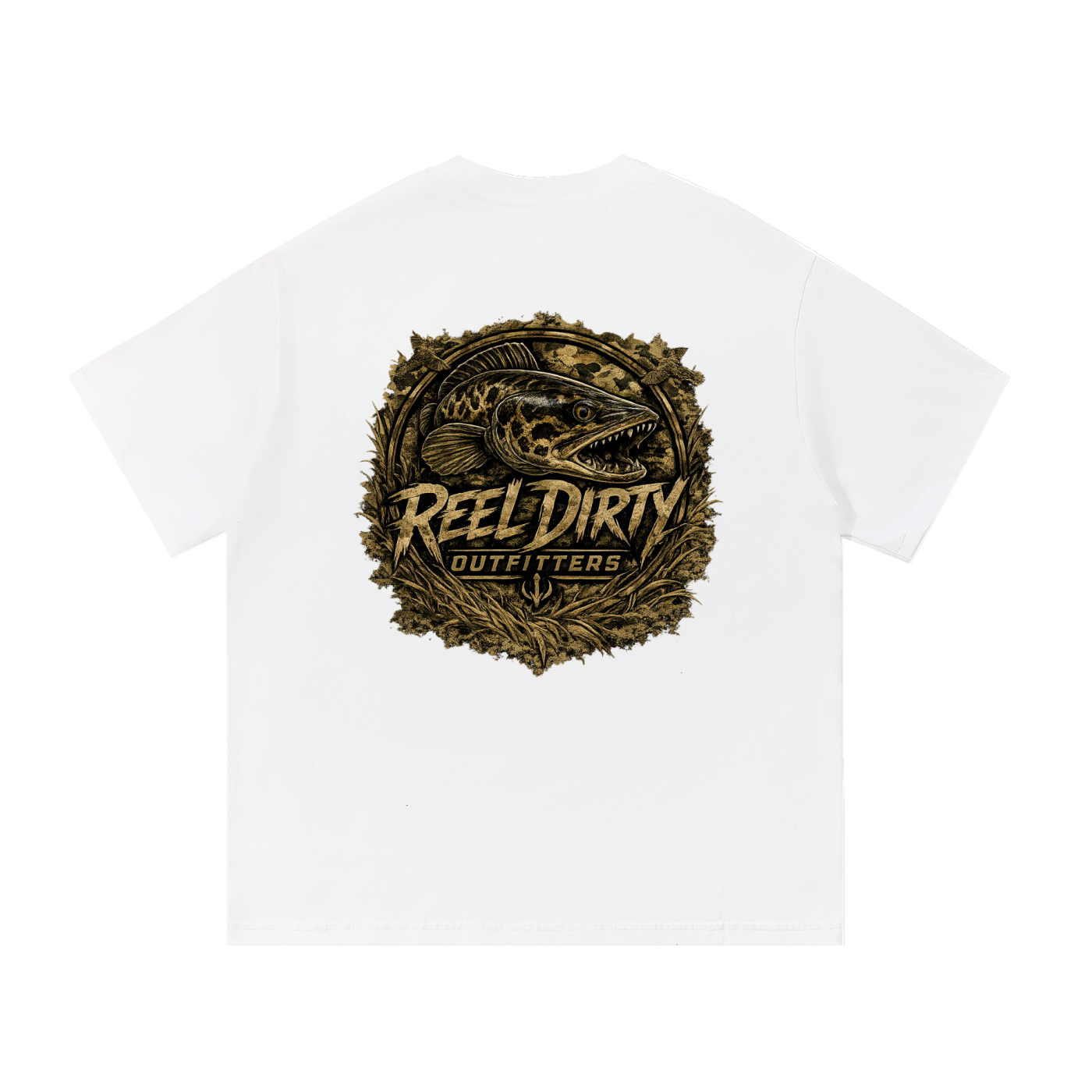 REEL DIRTY OUTFITTERS “SNAKE HEAD” TSHIRT