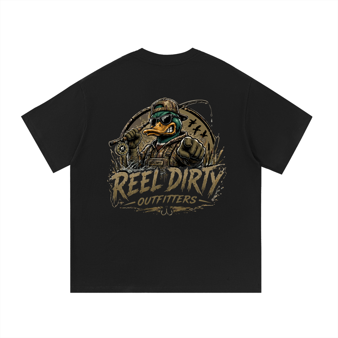 REEL DIRTY OUTFITTERS “BAD DUCK” TSHIRT