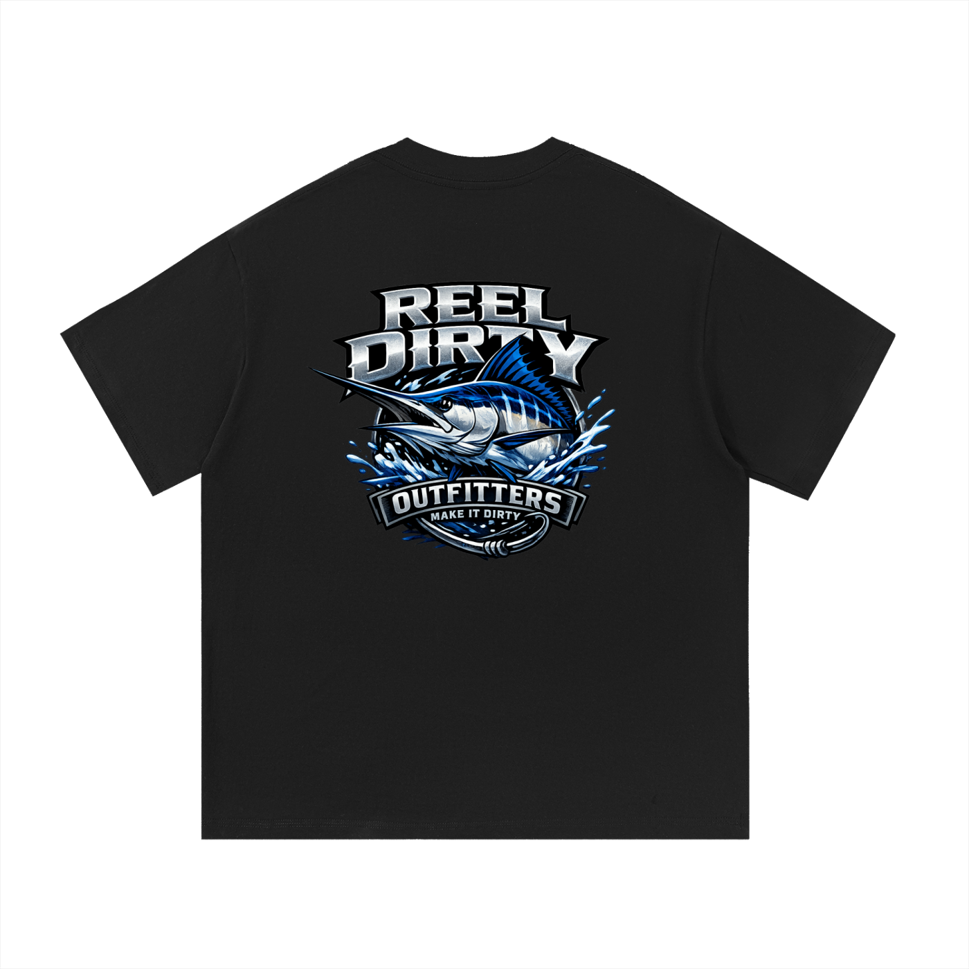REEL DIRTY OUTFITTERS “BLUE MARLIN #2” TSHIRT