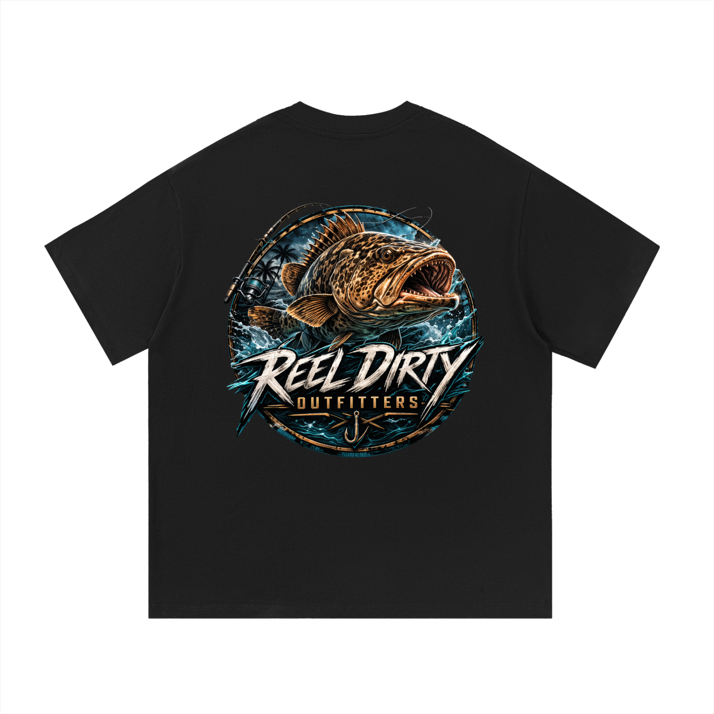 REEL DIRTY OUTFITTERS “RIPPIN LIPZ” TSHIRT